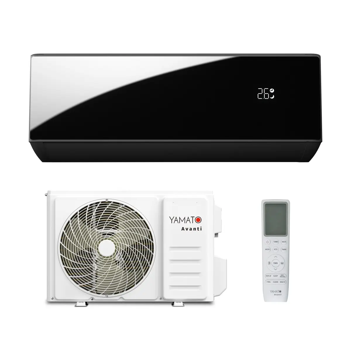 Aparat de aer conditionat Yamato Avanti Black R32 YW09T3B Inverter — Yamato Avanti Black